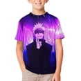 thumbnail image 4 of Boys Girls Jujutsu Anime Kaise T-Shirt Crewneck Short Sleeve Tee Shirt Tops for Kids Teens, 4 of 8
