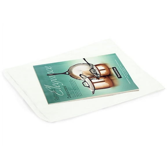 Pack Of 1000, 12 x 15" Solid White Paper Merchandise Bags Made in USA