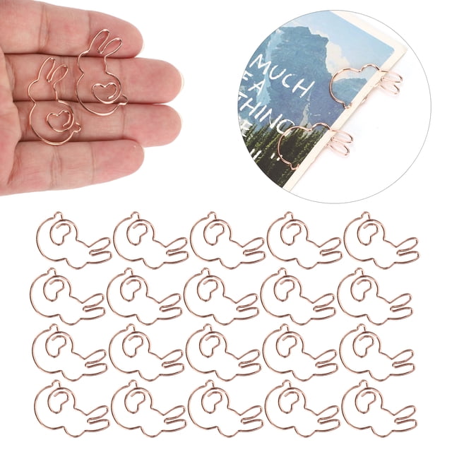 Clips de papel clips para carpetas práctico clip de papel 20 piezas para documentos domésticos de papel de oficina ANGGREK Otros