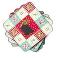 thumbnail image 2 of Yorkshire Terrier 2 Love Foam Coaster Set of 4 Red, 2 of 4