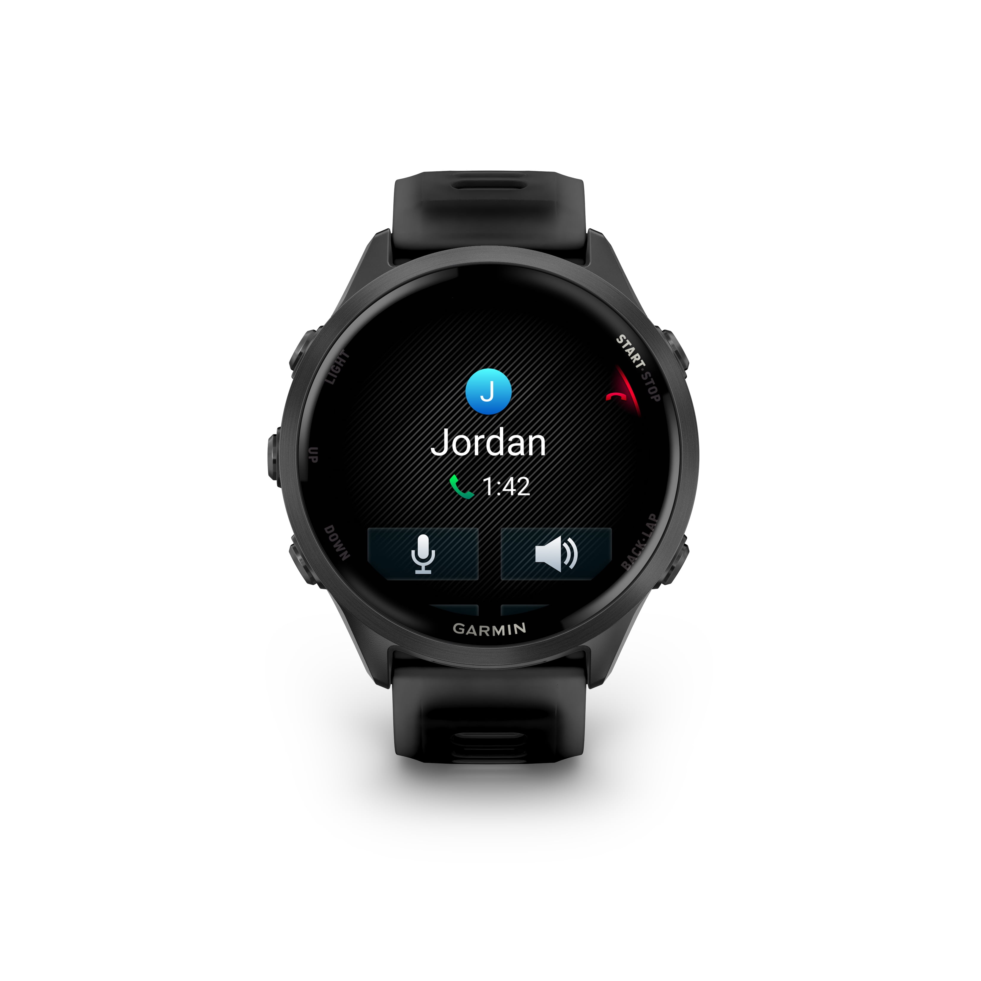 Garmin Forerunner® 570 GPS Smartwatch - 47mm - Slate Grey Aluminum Bezel with Translucent Black/Black Band