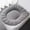 Gray, variant on hulanddfd Toilet Seat Cover Pads - Soft Warm Thickened Toilet Cushion Pink Washable Toilet Mat Bathroom Accessories Set