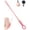 Pink, variant on Easy-Reach Deep Cleaning Foot Brush,15.7" Toe Scrubber Brush Long Handle,Long Handle Toe Cleaning Brushs for Seniors, Bariatric (Pink)