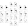 thumbnail image 1 of OUNONA 20Pack Adhesive Picture Frame Hooks White Acrylic Kitchen Wall Decoration, 1 of 8