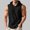 (Casual 35)Black, variant on Winter Vest for Men Casual Sleeveless Jacket Fashion Solid Color Fall Versatile Button Lapel Linen Hooded Outwear Top