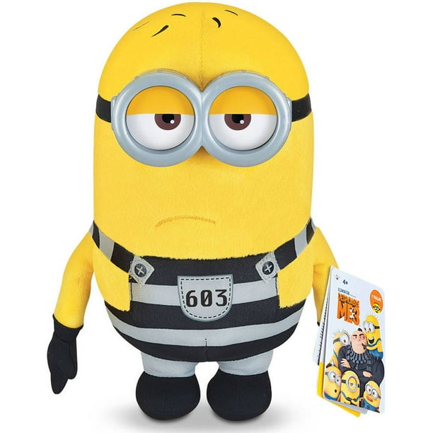 Despicable Me 3 Deluxe Talking Huggable Jail Time 9.5" Plush Tom