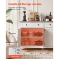 thumbnail image 4 of YKITRD Farmhouse Coffee Bar Cabinet with Drawer and Sliding Barn Doors, White, 4 of 12