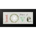 thumbnail image 2 of Finn, Livi 24x12 Black Modern Framed Museum Art Print Titled - Farmhouse Christmas Love Sign, 2 of 5