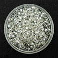 thumbnail image 2 of Miyuki Round Seed Bead Size 6/0 20g-Tube Silver Lined Crystal, 2 of 5