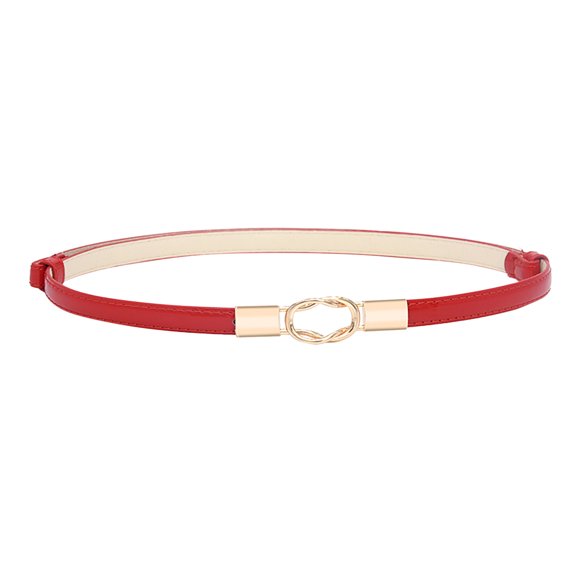 Yanyanz Belts for Women, Women Belt for Dresses Retro Stretch Ladies Waist Belt, Fashion Belts Red One Size