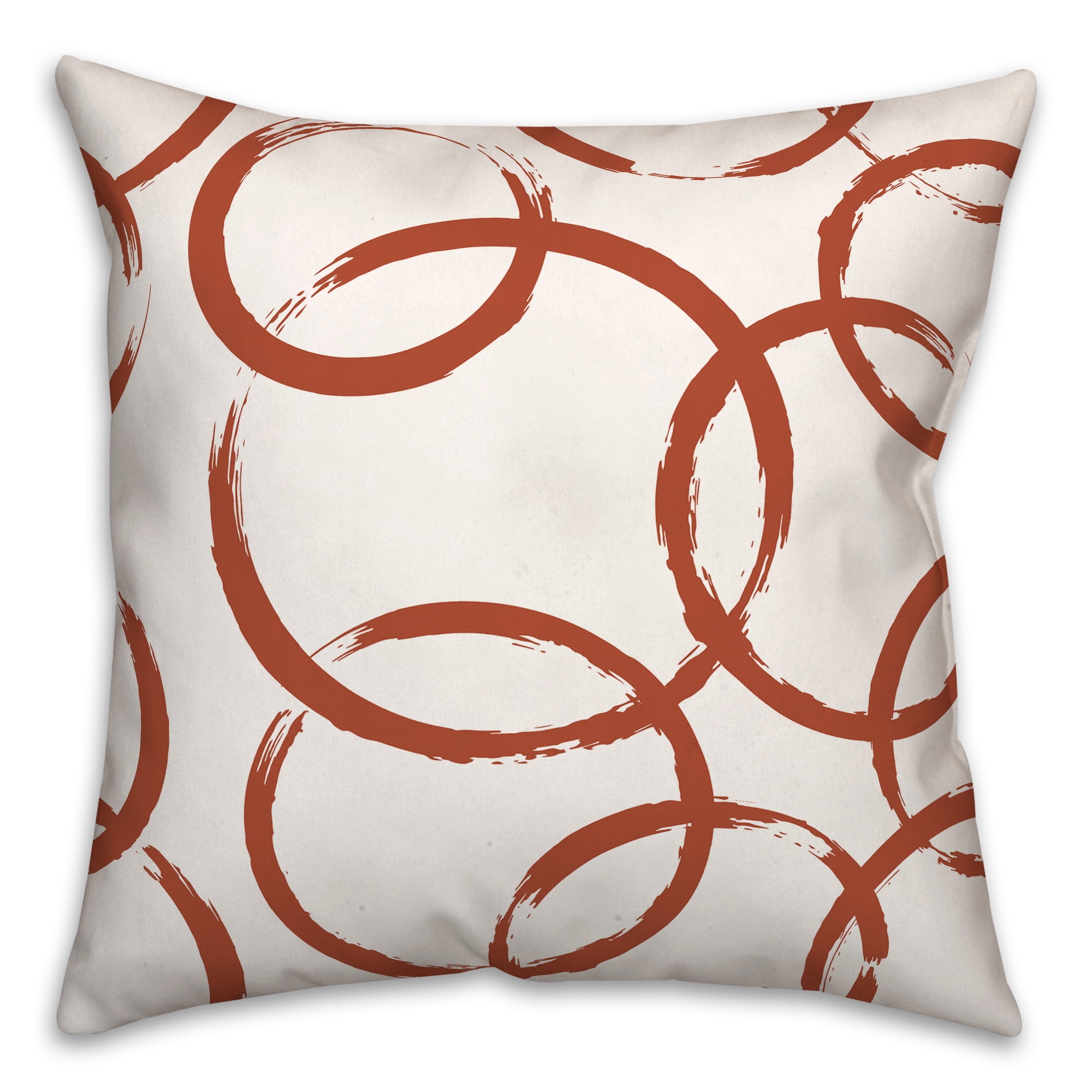 Creative Products Terra Cotta Circles 18x18 Indoor / Outdoor Pillow