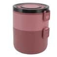 thumbnail image 1 of Stackable Lunch Box, Heat Preservation Bento Box  For Office For Travel For Home Blue,Red,Green, 1 of 8