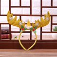 thumbnail image 3 of Diademas de cuernos de Navidad para niña, accesorios para el cabello, decoración para el cabello, regalos de cumpleaños y Año Nuevo, 3 of 4