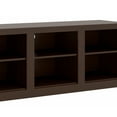 thumbnail image 4 of Resa 59 Inch TV Entertainment Center Media Console, 6 Open Compartments, Espresso Brown, 4 of 7
