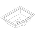 thumbnail image 5 of KOHLER K-2355-96 Archer Undercounter Bathroom Sink, Biscuit, 5 of 6