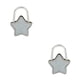 thumbnail image 3 of Jumpingount Ganchos para llaves brillantes con forma de estrella de nuevo diseño, bolsa lateral de de Metal, gancho colgante de aleación, blanco brillante 2piezas, 3 of 6