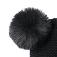 thumbnail image 3 of Yigetop Snow Gloves Winter Kids Beanie with Mittens Set Boys Girls Warm Hat and Glove Two-Piece Kids Hat and Gloves Set Black One Size, 3 of 3