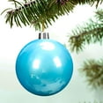 thumbnail image 7 of Euaioeiu Large 6-Inch Glitter Christmas Ball Ornaments - Shatterproof Plastic Hanging Decorations - Sparkling Holiday Tree Decor for Home and Party, 7 of 7