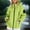 Green, variant on Ovbmpzd Plus Size Rain Jacket For Women Waterproof Zip Up Hooded Black Long Sleeve Hiking Nylon Windbreaker Womens Fall Jackets 2025 L