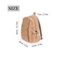 thumbnail image 3 of Gustave Nylon Backpack Purse for Women Multi-Pocket Lightweight 14" Laptop Travel Backpack Casual Daypack for Daily Work College(Khaki), 3 of 8