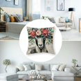 thumbnail image 5 of nygtbtfer  Throw Pillow Covers Animal Print Pillows Decorative Home Cushion for Sofa Couch () White, 5 of 7