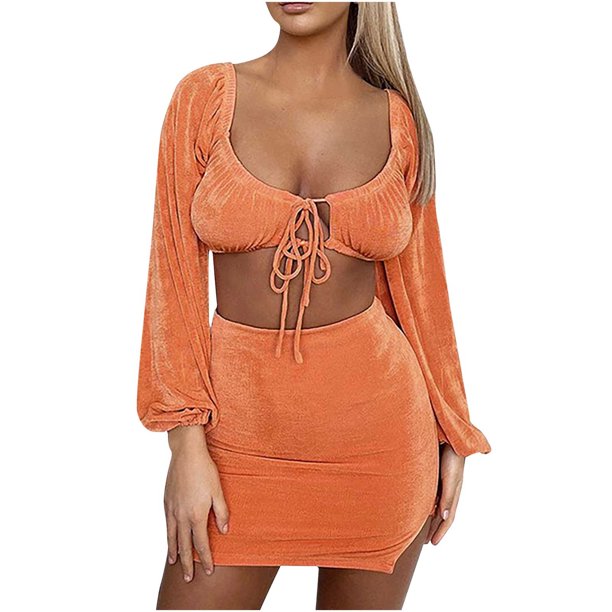 Moda mujer verano chaleco Camis falda traje conjunto manga corta vendaje Sexy conjuntos Wmkox8yi bvn3296