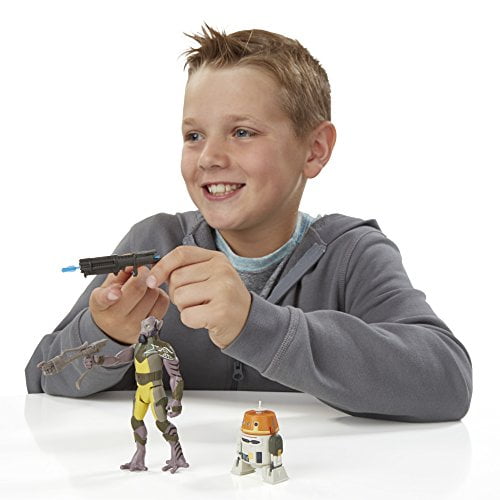 Star Wars Rebels 3.75 Figure 2-Pack Garazeb Orrelios and and C1-10P Chopper