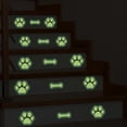 thumbnail image 5 of Luminous Paw Stone Wall Decals Self-adhesive Stair Room Decor Wall Stickers for Home, 5 of 5
