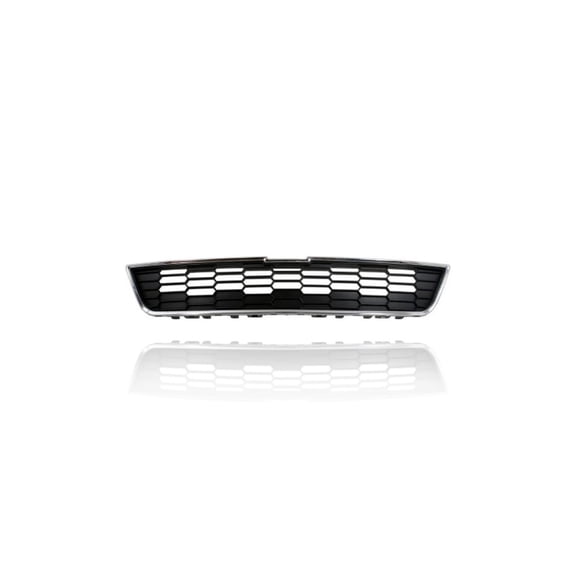 Grille - Compatible/Replacement for '12-16 Chevrolet Sonic Sedan/Hatchback - Main Upper, Chrome Frame Black Insert - 95215846