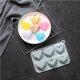 thumbnail image 5 of Molde De Pastel De Silicona En Forma De Corazón Molde Portátil Para Hornear Dulces Molde De Chocolate Multiusos Con Superficie Antiadherente Para Pastel Galleta De Chocolate 6 Tazas 2 Piezas Yuarrent HA017993-00, 5 of 7