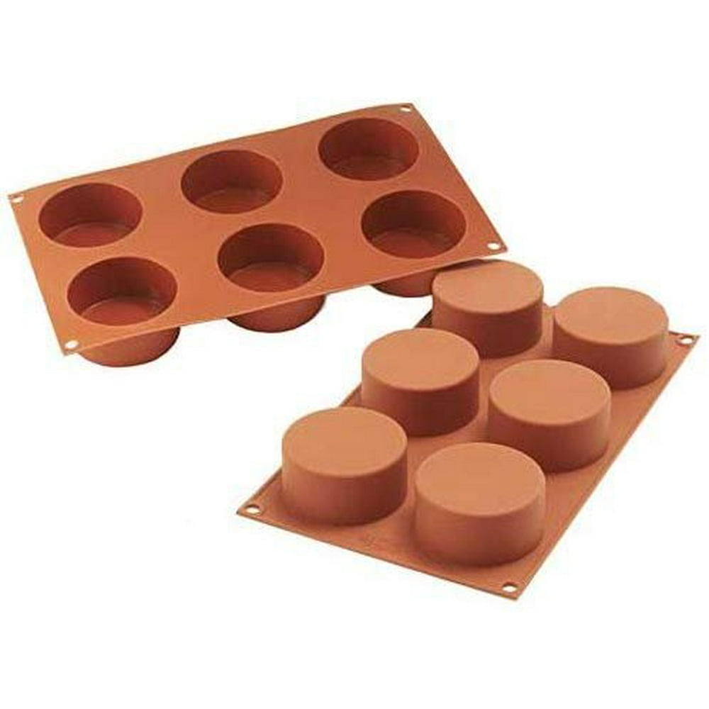 Silikomart Professional SF127 Silicone Baking Mold Cylinder 4.50 Oz Volume, 2.76 Silikomart Professional SF127 Silicone Baking Mold Cylinder 4.50 Oz Volume, 2.76