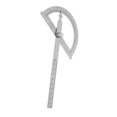 thumbnail image 1 of Peahefy Angle Finder Règle, 0-180 Degrés en Acier Inoxydable Goniomètre Angle Finder Jauge 15cm Règle, 1 of 8