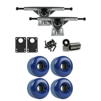 RKP Raw Longboard Trucks Wheels Package 70mm x 46mm 83A 293C Blue