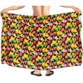 thumbnail image 5 of LA LEELA Men's Swim Bath Trunk Swimsuit Regular Surfing Swimwear Sarong Long Pareo Beach Wrap One Size Sable, Fruits Summer Vacation Aloha, 5 of 5