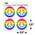 thumbnail image 4 of Peace Rainbow LGBTQ Symbol Refrigerator Fridge Locker Vinyl Circle Magnet Set, 4 of 4