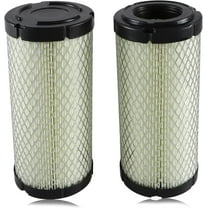 2PCS Air Filters, Engine Air Intake Filter Elements Compatible with Kawasaki Mule 11013-1290, WIX 46449, John Deere M113621, Donaldson P822686 Replace#: 11013-1290 11013-7029 11013-7048