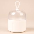 thumbnail image 1 of Makeup Sponge Holder Beauty Cosmetic Egg Organizer Case Powder Puff Container Stand, Detachable Design with Portable Hanging Lid for Drying, Traveling & Display ( No Sponge Included ) (Pack of 1), 1 of 4