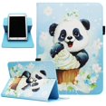 thumbnail image 1 of Dluggs Funda Universal Para Tablet Android De 10 De 10,1 Pulgadas Funda De Cuero De Pu Giratoria De 360 ​​Grados Con Soporte De Visualización Multiángulo Para 10 De 10,1 Y Todas Las Tabletas De 9,5 A, 1 of 1