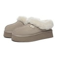 thumbnail image 4 of EVER AU Women Topknot Leather Slippers - Sand, 4 of 11