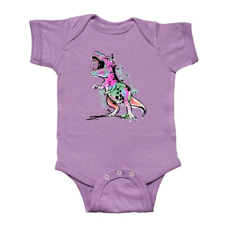 

Inktastic Graffiti Paint Splatter T-Rex Gift Baby Boy or Baby Girl Bodysuit