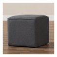 thumbnail image 5 of Corinne Modern and Contemporary Fabric Upholstered Ottoman Gray, 5 of 6
