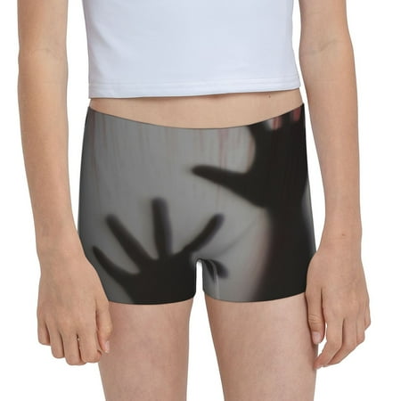 Pofeuu Bloody Hand Behind Print Soft Cotton Girls Boyshort panties Toddler Underwear-X-Small