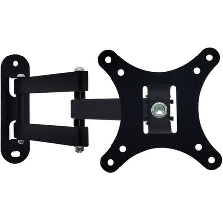 Full Flex Arm System LCD LED Flat Screen TVs Wall Mount, Kasonic Full Motion Swivel Articulating Arm Wall Mount Bracket for 10-26 Inches Flat Screen TVs with Load Capacity Up to 22 LBS and VESA 75x75mm/100x100mm ()