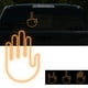 thumbnail image 2 of sweethay Luz de dedo para coche, navega por carreteras con impresionantes gestos con las manos, luz de gesto de dedo con control remoto Ventana automotriz, 2 of 6