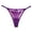 Purple, variant on G String Thongs for Women Gstring Underwear Seamless Panties Sexy Lingeries (RD1, One Size)
