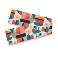 thumbnail image 7 of Yayeee Table Runner 70 inches Long Home Kitchen Dinning Party Decoration, Beige Abstract, 7 of 7