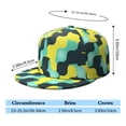 thumbnail image 4 of Camouflage Flat Baseball Cap – Adjustable Snapback Hat with Flat Bill, Breathable and Durable, Personalized Design for Sports, Travel & Daily Wear, 4 of 6