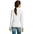 thumbnail image 3 of SOLS Womens Perfect Long Sleeve Pique Polo Shirt, 3 of 5