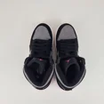 thumbnail image 5 of Ni - ke Air Jordan Retro 1 Girl's PS 440564 002 Canvas High Shoes Sneakers Black Sz 3 Y, 5 of 5