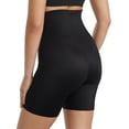 thumbnail image 3 of Women's Vanity Fair 40312 360 High Waist Shaping Short (Midnight Black L), 3 of 5